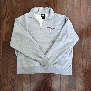 Gray Half-Zip Men's Sweater Roots Used-Good condition